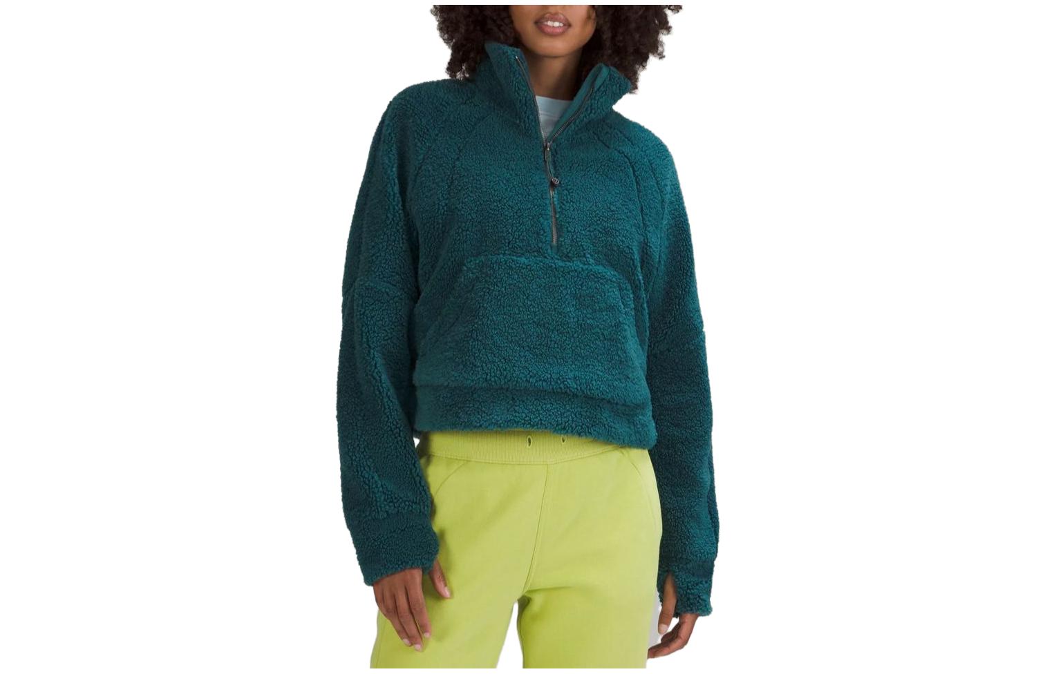 Свитшот флисовый с вышитым логотипом Scuba Lululemon, зеленый
Свитшот флисовый с вышитым логотипом Scuba Lululemon, зеленый