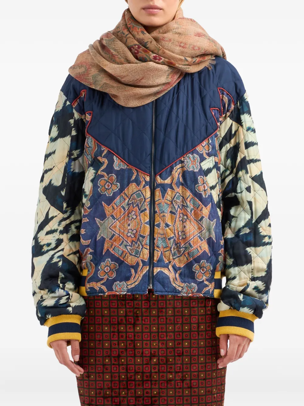 Шарф с узором Pierre-Louis Mascia, нейтральный
Шарф с узором Pierre-Louis Mascia, нейтральный