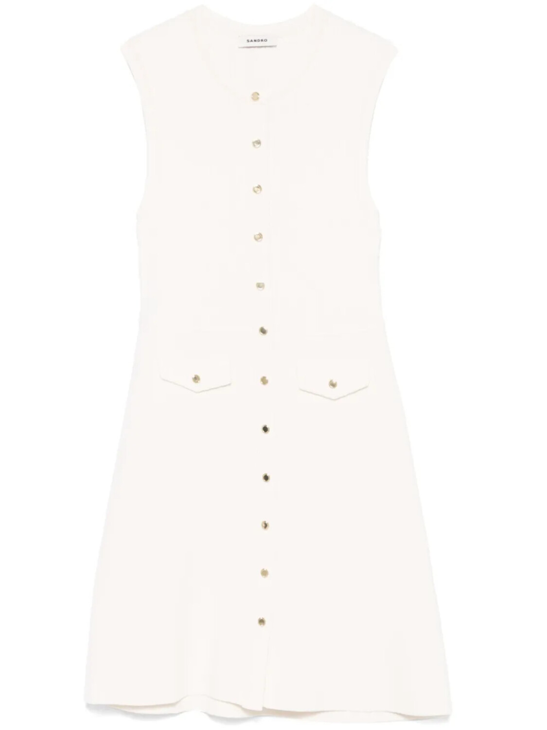 SANDRO мини-платье в рубчик, белый
SANDRO мини-платье в рубчик, белый
