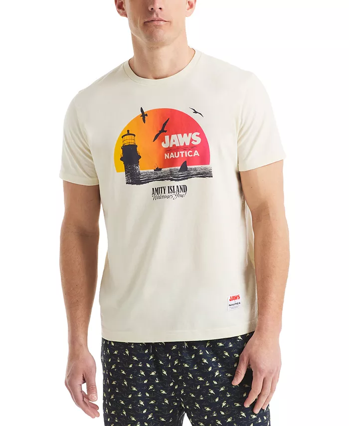 Футболка с принтом JAWS x Men's Classic-Fit Nautica, коричневый/бежевый
Футболка с принтом JAWS x Men's Classic-Fit Nautica, коричневый/бежевый