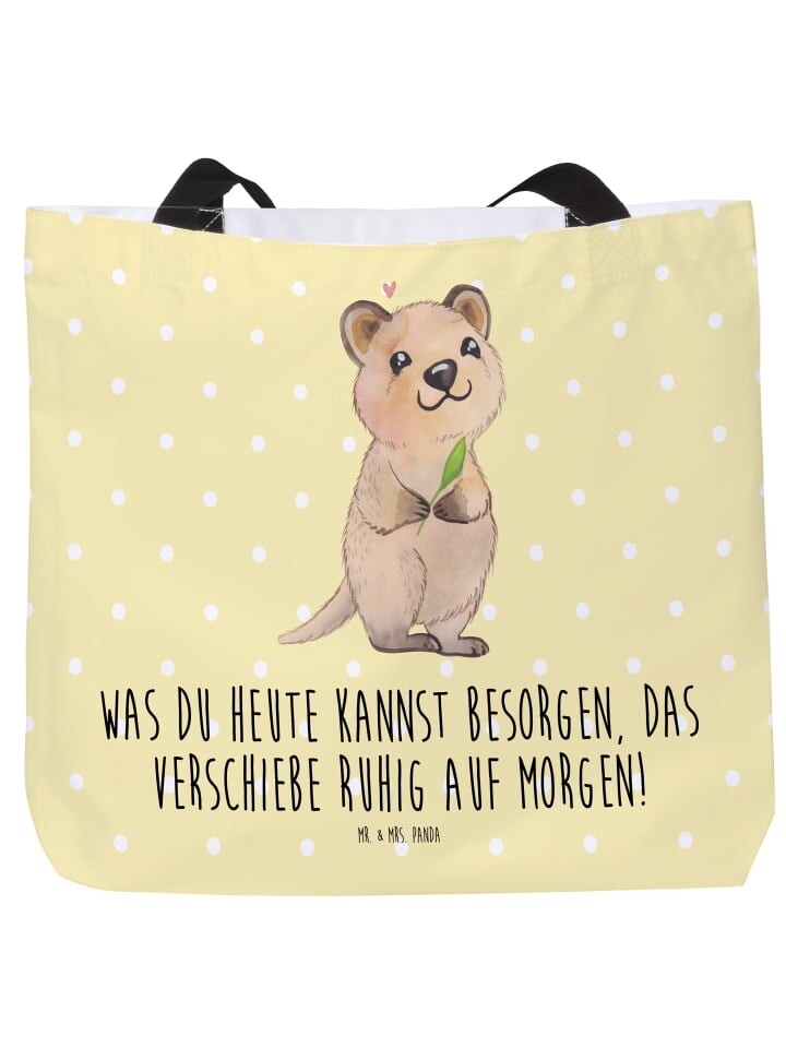 Сумка-шоппер Mr & Mrs Panda Quokka Happy, пастельно-желтый
Сумка-шоппер Mr & Mrs Panda Quokka Happy, пастельно-желтый