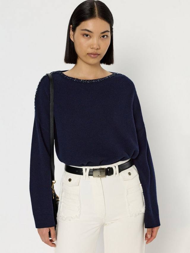 Кардиган Esme из шерсти с лодочкой Gerard Darel
Кардиган Esme из шерсти с лодочкой Gerard Darel