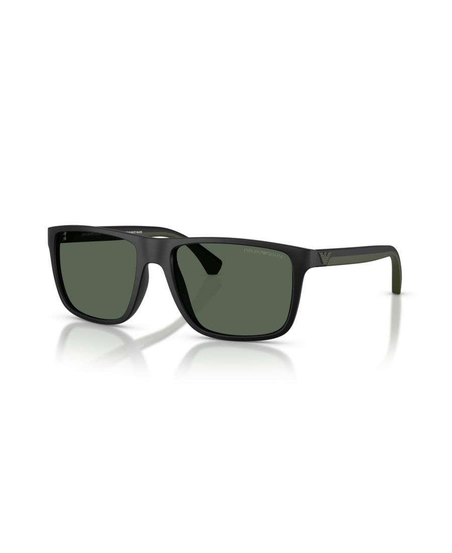 Мужские квадратные солнцезащитные очки, EA4033 Emporio Armani, Matte Black
Мужские квадратные солнцезащитные очки, EA4033 Emporio Armani, Matte Black