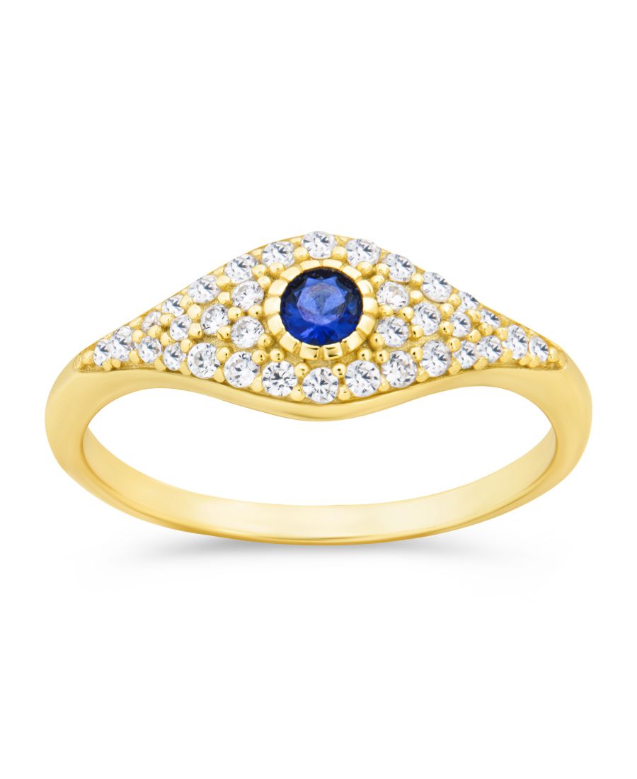 Кольцо Злой глаз от комара Sterling Forever, Gold
Кольцо Злой глаз от комара Sterling Forever, Gold