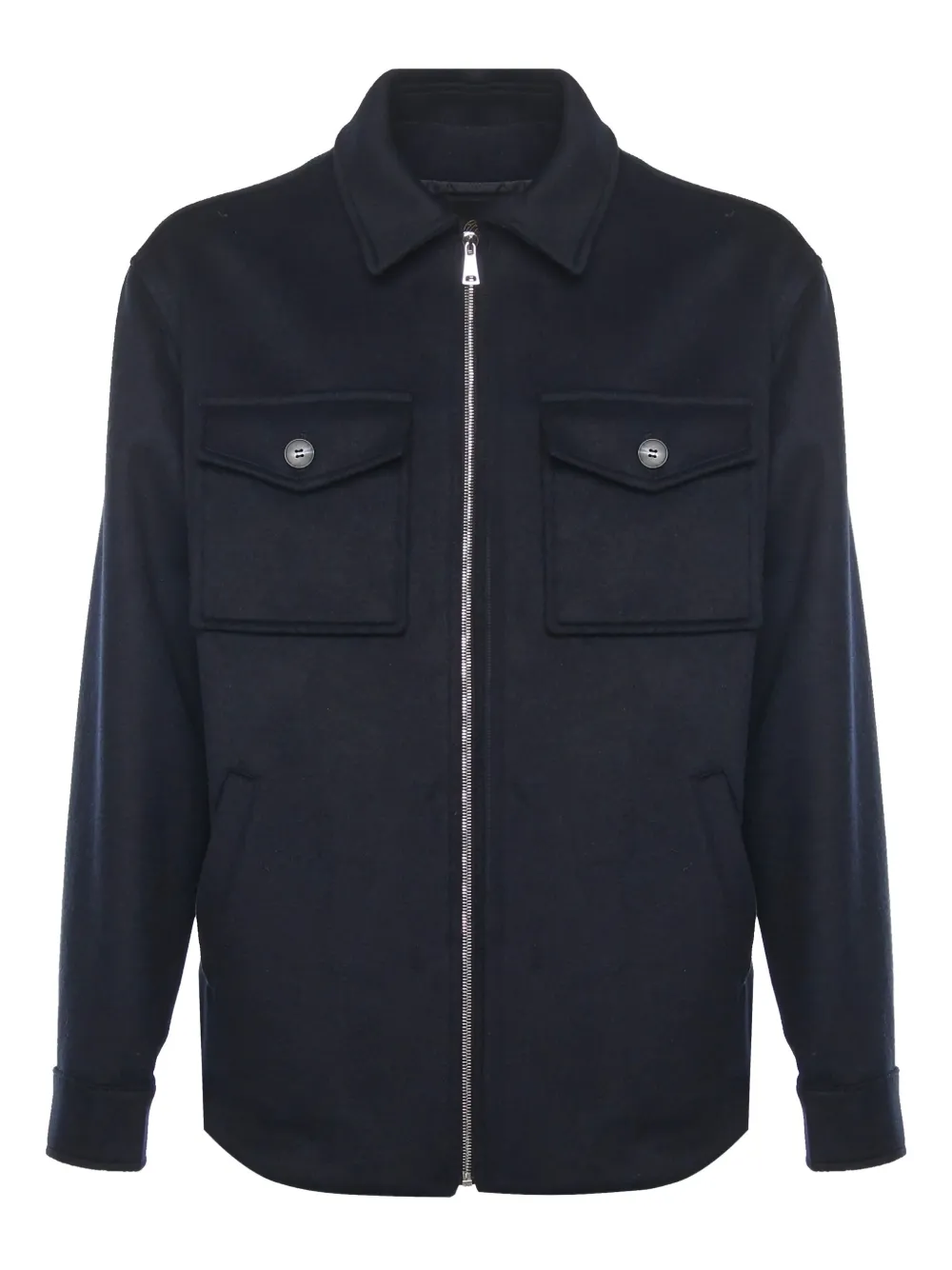 Рубашка на молнии Richard Giuliano Galiano, синий 
Рубашка на молнии Richard Giuliano Galiano, синий