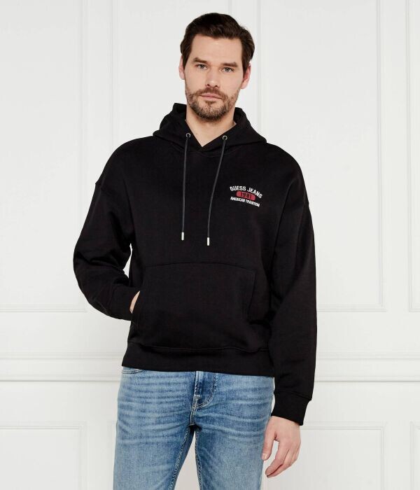 Толстовка мужская Guess Jeans с капюшоном, черный
Толстовка мужская Guess Jeans с капюшоном, черный