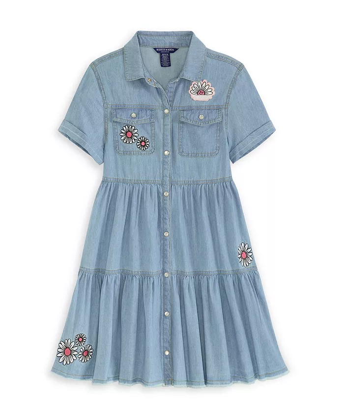 Платье джинсовое легкое с коротким рукавом Big Girls SCOTCH & SODA
Платье джинсовое легкое с коротким рукавом Big Girls SCOTCH & SODA