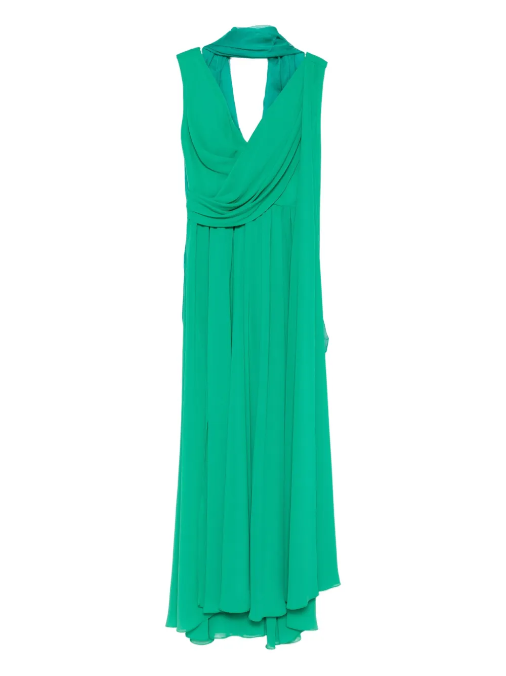 Платье с воротником-хомутом и драпировкой Gemy Maalouf, зеленый
Платье с воротником-хомутом и драпировкой Gemy Maalouf, зеленый