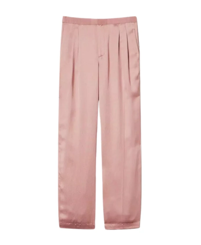 Коралловые плиссированные брюки Twinset, розовый
Коралловые плиссированные брюки Twinset, розовый