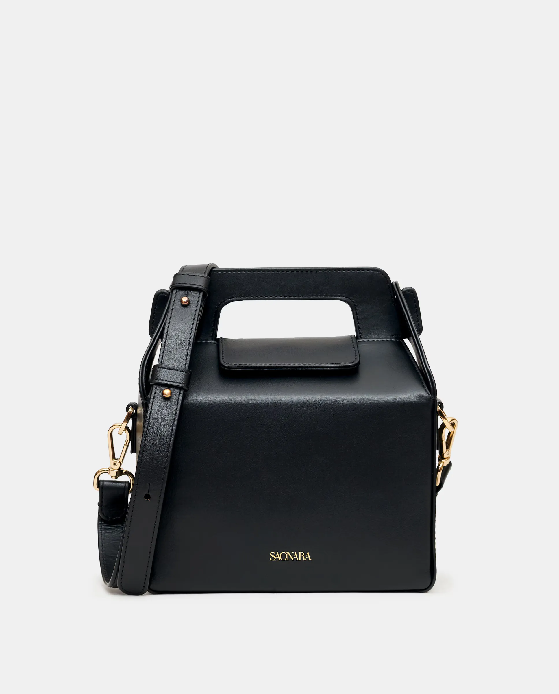 Средняя кожаная сумка через плечо с ручкой Saonara, черный
Средняя кожаная сумка через плечо с ручкой Saonara, черный