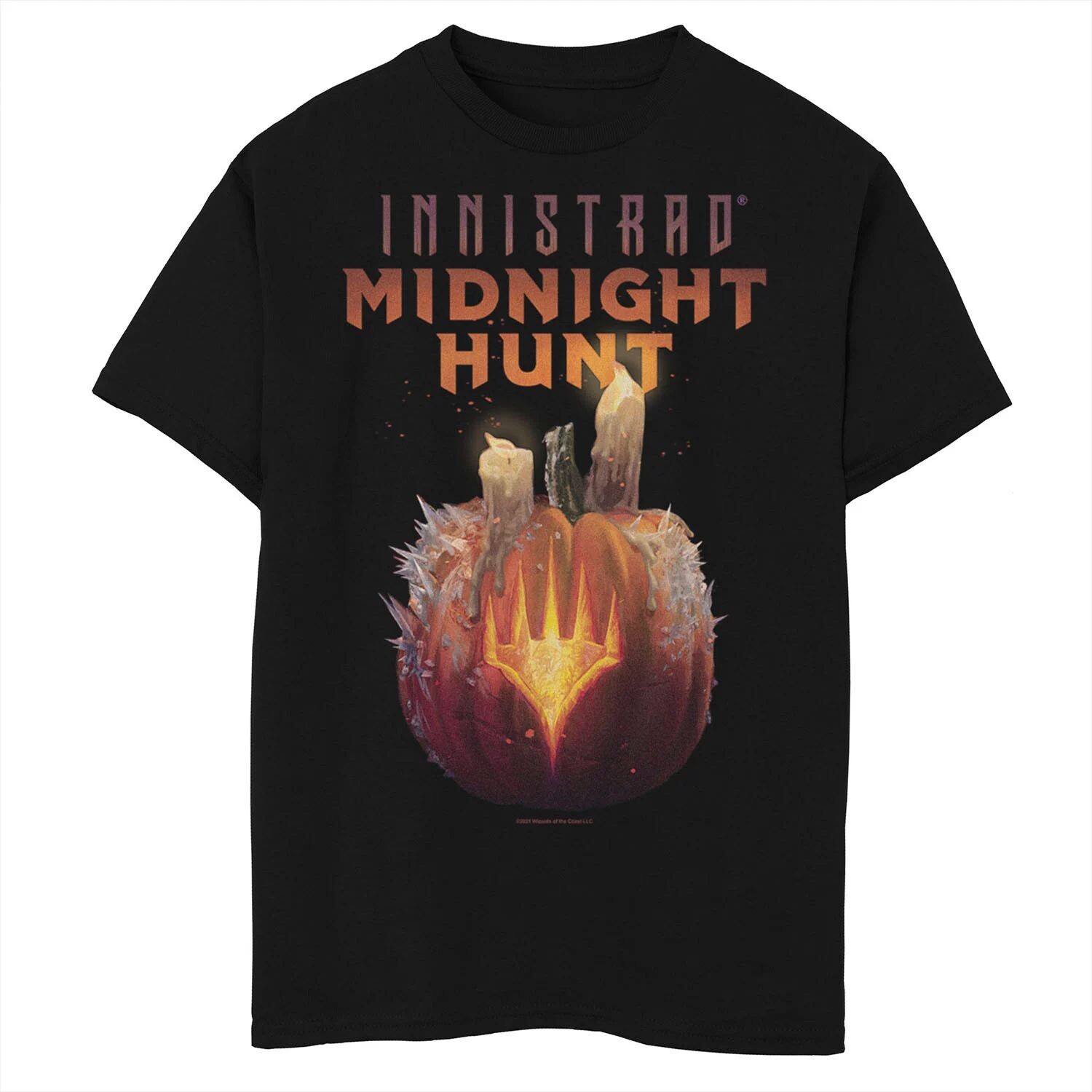 Футболка Magic: The Gathering Innistrad Midnight Hunt для мальчиков 8–20 лет с рисунком тыквы Licensed Character
Футболка Magic: The Gathering Innistrad Midnight Hunt для мальчиков 8–20 лет с рисунком тыквы Licensed Character