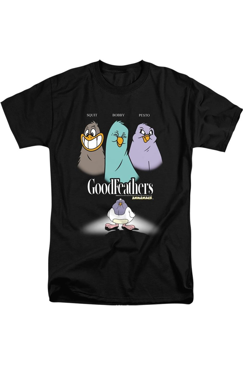 Футболка с коротким рукавом для взрослых Animaniacs Goodfeathers / футболка Gildan, черный
Футболка с коротким рукавом для взрослых Animaniacs Goodfeathers / футболка Gildan, черный