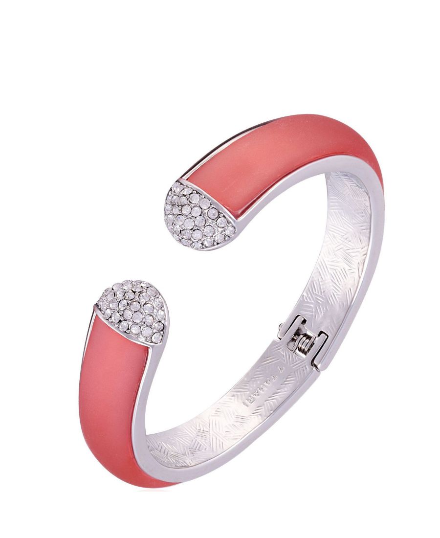 Браслет с шарнирным креплением из матового люцита T Tahari, Silver
Браслет с шарнирным креплением из матового люцита T Tahari, Silver