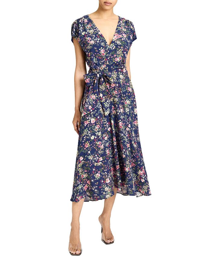 Платье миди TALIA с короткими рукавами и цветочным принтом из эластичной ткани Santorelli, синий
Платье миди TALIA с короткими рукавами и цветочным принтом из эластичной ткани Santorelli, синий