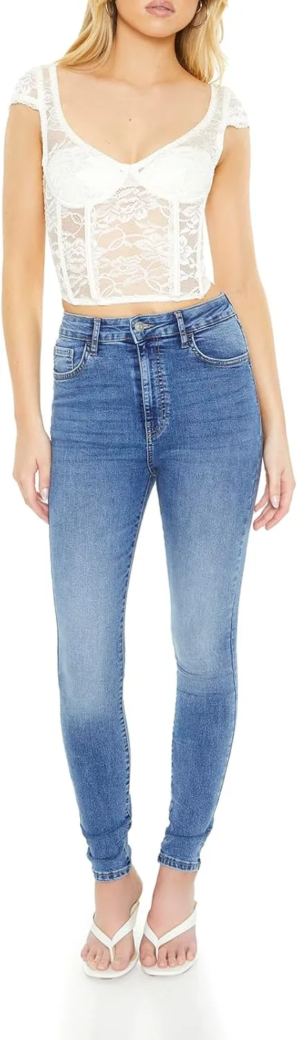 Джинсы Forever 21 High-Rise Skinny
Джинсы Forever 21 High-Rise Skinny