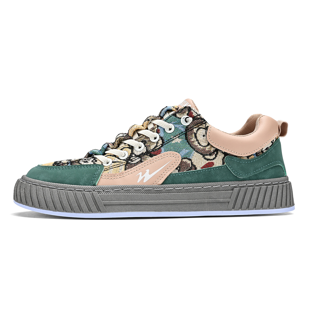 Низкие мужские скейтерские кроссовки Green Binary
Низкие мужские скейтерские кроссовки Green Binary