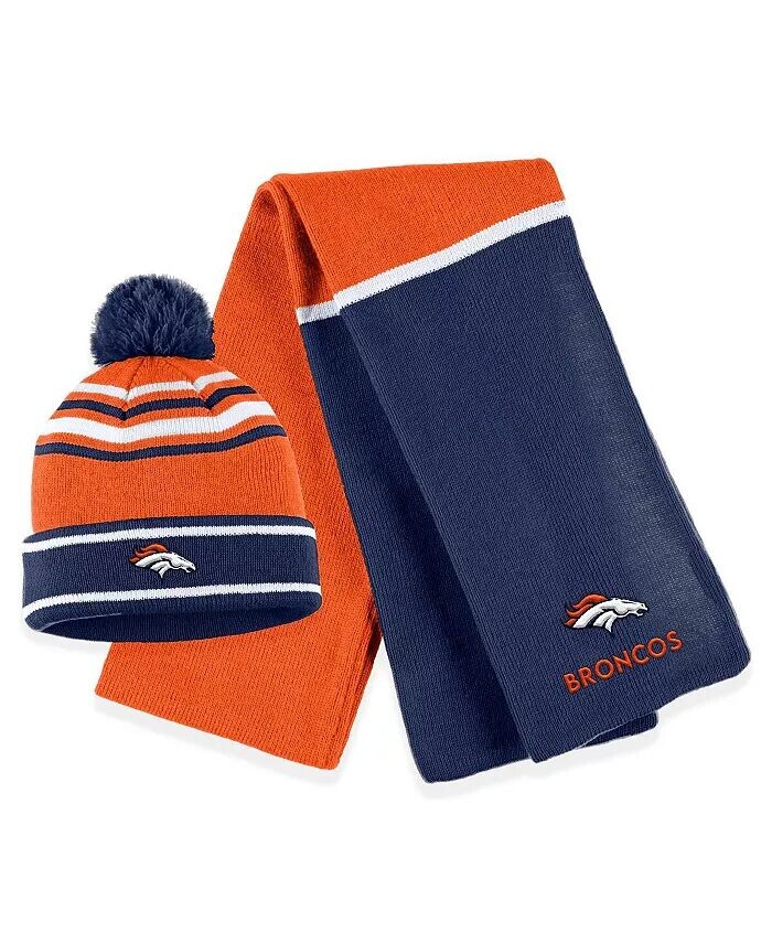 Женская оранжевая вязаная шапка Denver Broncos с цветными блоками, манжетами, помпоном и шарфом Wear By Erin Andrews, оранжевый
Женская оранжевая вязаная шапка Denver Broncos с цветными блоками, манжетами, помпоном и шарфом Wear By Erin Andrews, оранжевый