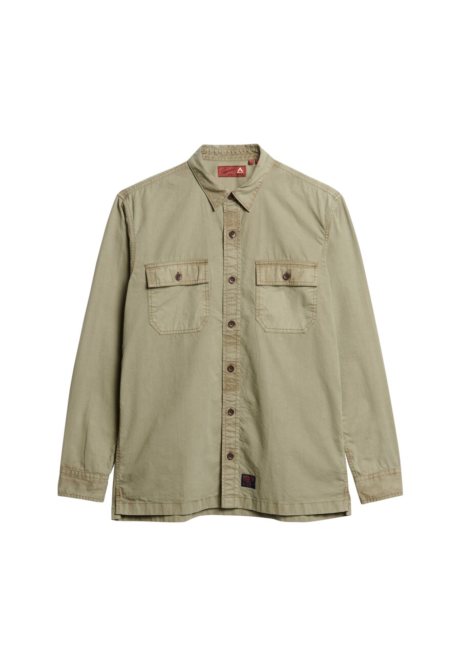 Рубашка обычного кроя на пуговицах Superdry, хаки
Рубашка обычного кроя на пуговицах Superdry, хаки