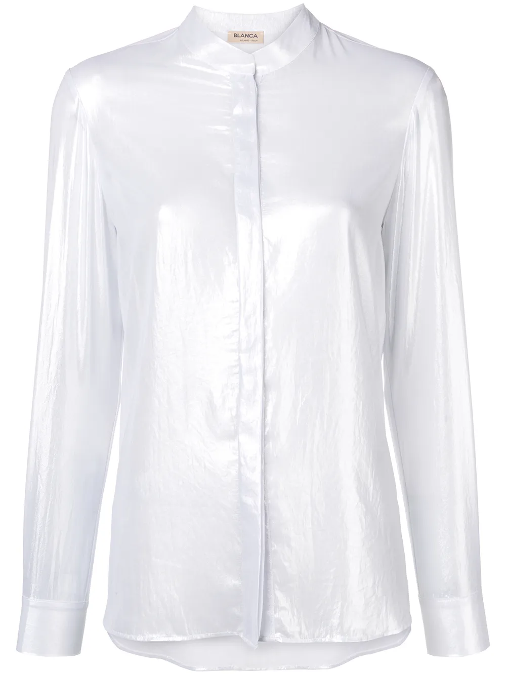 Рубашка с воротником-стойкой Blanca Vita, серебристый
Рубашка с воротником-стойкой Blanca Vita, серебристый