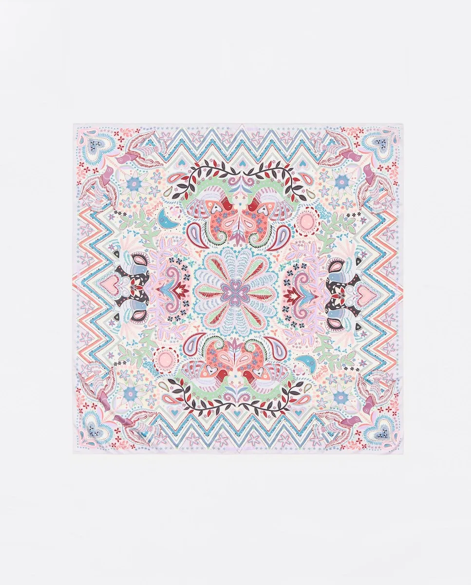 Квадратная женская шаль с принтом Bimba y Lola, сиреневый
Квадратная женская шаль с принтом Bimba y Lola, сиреневый