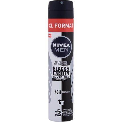 Nivea - Антиперспирант для мужчин Black & White Original - 200мл
Nivea - Антиперспирант для мужчин Black & White Original - 200мл