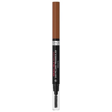 L'Oréal Paris Карандаш для бровей с выдвижным треугольным кончиком для четких и естественных бровей Infaillible Brows 24h Треугольный карандаш для заполнения бровей 5,23 Темно-рыжий 9,20 г
L'Oréal Paris Карандаш для бровей с выдвижным треугольным кончиком для четких и естественных бровей Infaillible Brows 24h Треугольный карандаш для заполнения бровей 5,23 Темно-рыжий 9,20 г