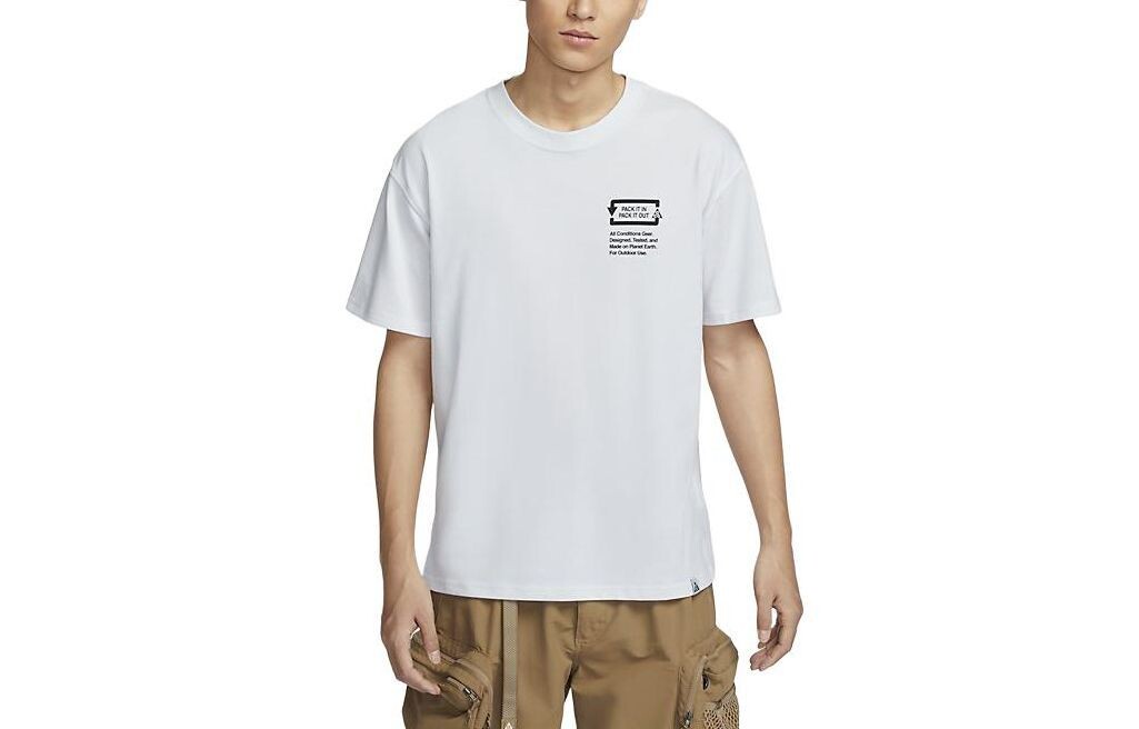 Футболка ACG мужская белая Nike, белый 
Футболка ACG мужская белая Nike, белый