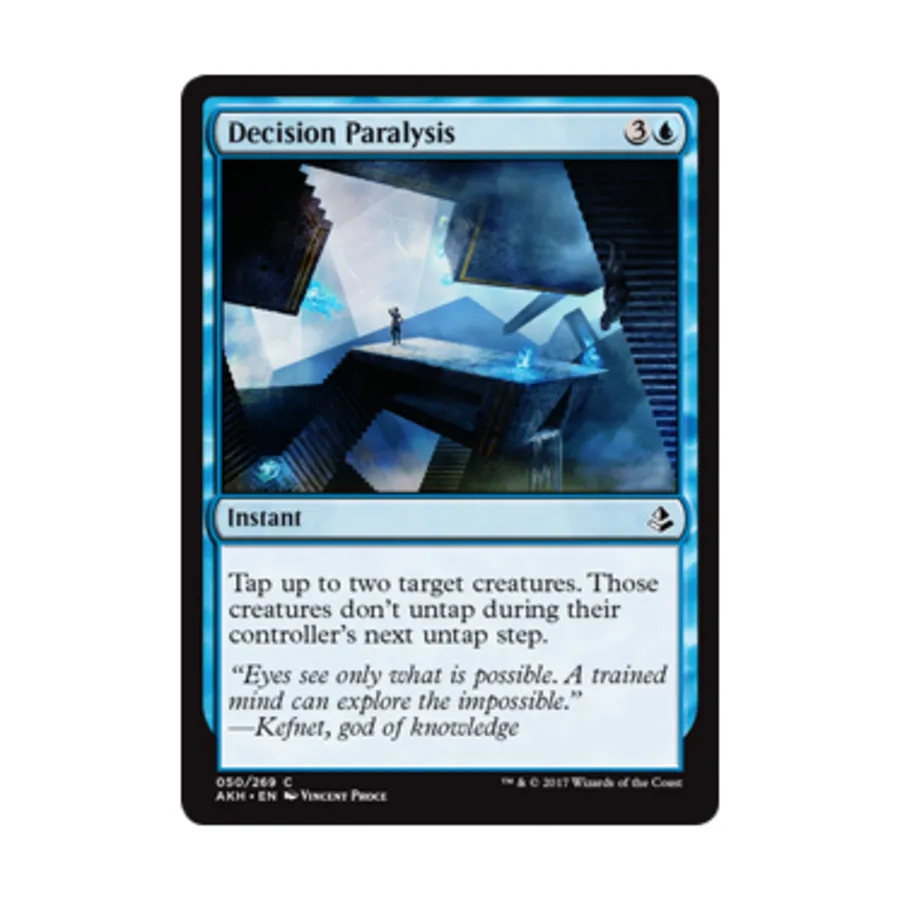 CCG Паралич решения (С), MTG - Amonkhet
CCG Паралич решения (С), MTG - Amonkhet