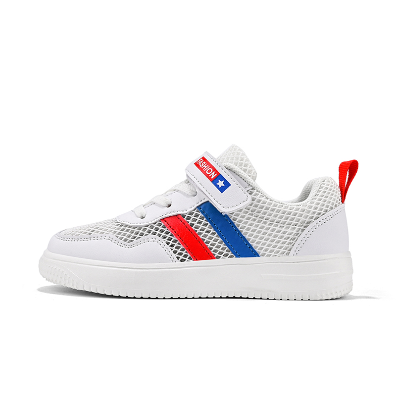 Нескользящие, износостойкие, дышащие низкие детские кроссовки для повседневной носки FIRS Kids, белый/синий 
Нескользящие, износостойкие, дышащие низкие детские кроссовки для повседневной носки FIRS Kids, белый/синий