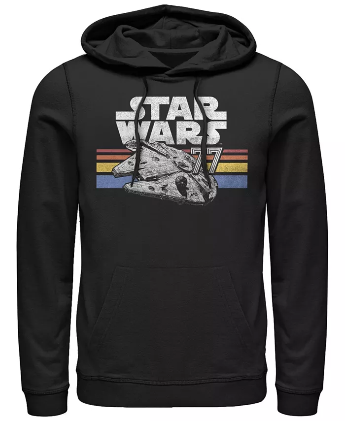 Мужская толстовка с капюшоном Star Wars Vintage-Like Falcon Fleece Pullover Hoodie Fifth Sun, черный
Мужская толстовка с капюшоном Star Wars Vintage-Like Falcon Fleece Pullover Hoodie Fifth Sun, черный