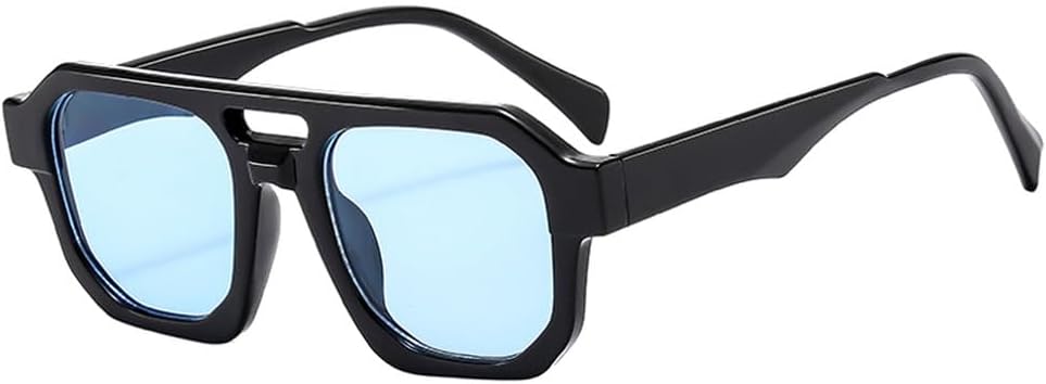 Солнцезащитные очки в стиле ретро с двойной перемычкой, многоугольные, квадратные, женские, с прозрачными линзами цвета морской волны, защита от УФ-излучения UV400, мужские, панк, оливково-зеленые WNCKSQ, Black Blue
Солнцезащитные очки в стиле ретро с двойной перемычкой, многоугольные, квадратные, женские, с прозрачными линзами цвета морской волны, защита от УФ-излучения UV400, мужские, панк, оливково-зеленые WNCKSQ, Black Blue