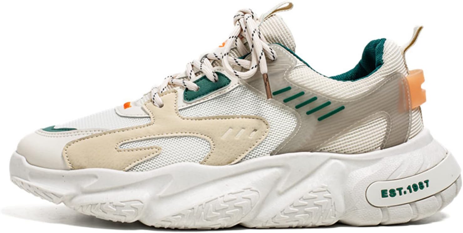 Мужские беговые кроссовки GSIGUL для дороги, тенниса и ходьбы с амортизацией, спортивные кроссовки и повседневная обувь для мужчин, бежевый
Мужские беговые кроссовки GSIGUL для дороги, тенниса и ходьбы с амортизацией, спортивные кроссовки и повседневная обувь для мужчин, бежевый