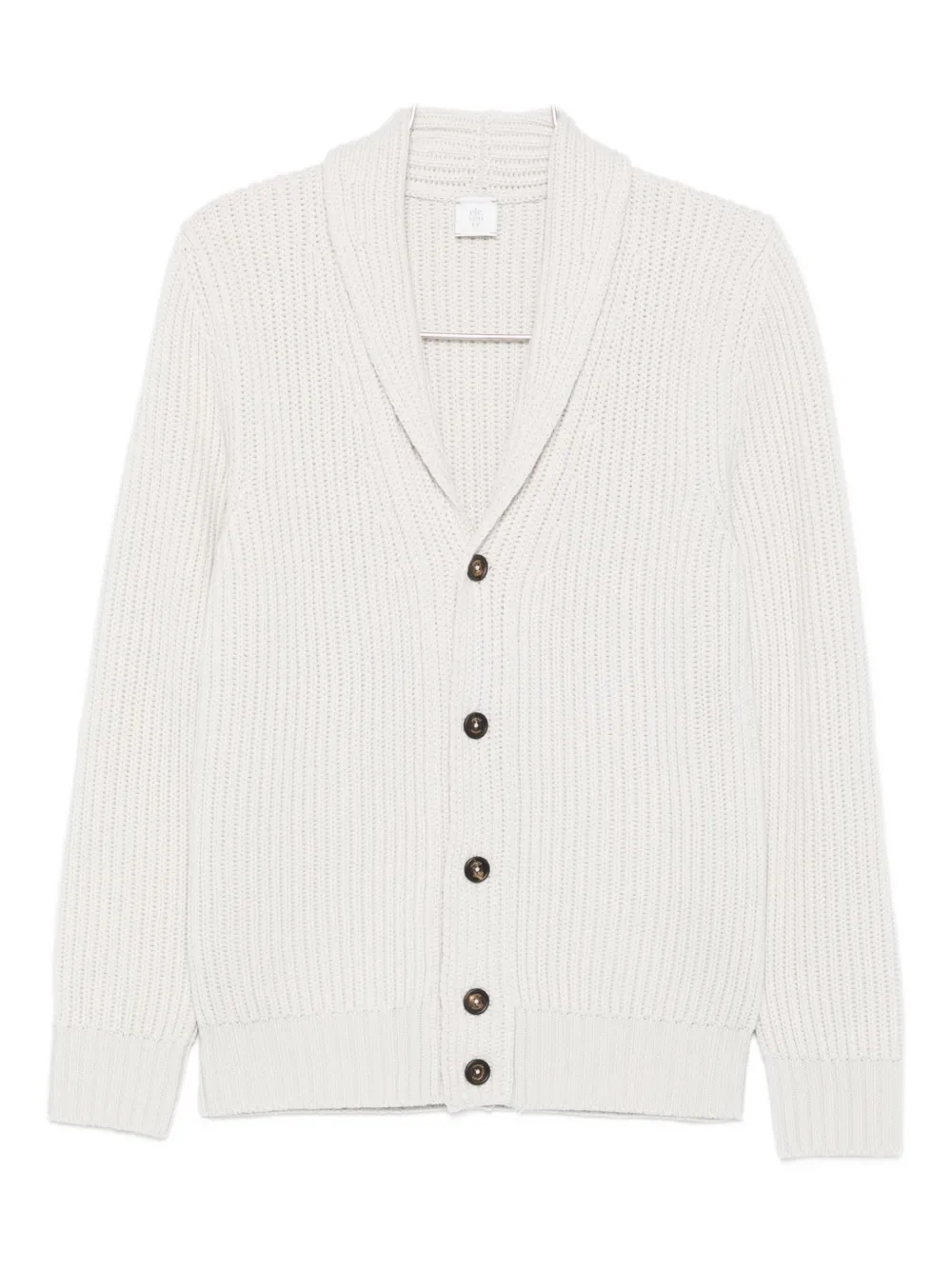 Кардиган с шалевым воротником в рубчик Eleventy, нейтральный
Кардиган с шалевым воротником в рубчик Eleventy, нейтральный