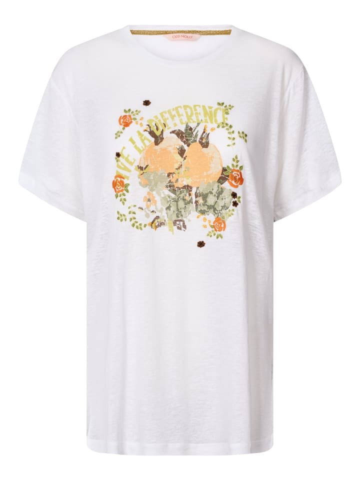 Футболка Я был здесь ярко-белого цвета Odd Molly
Футболка Я был здесь ярко-белого цвета Odd Molly