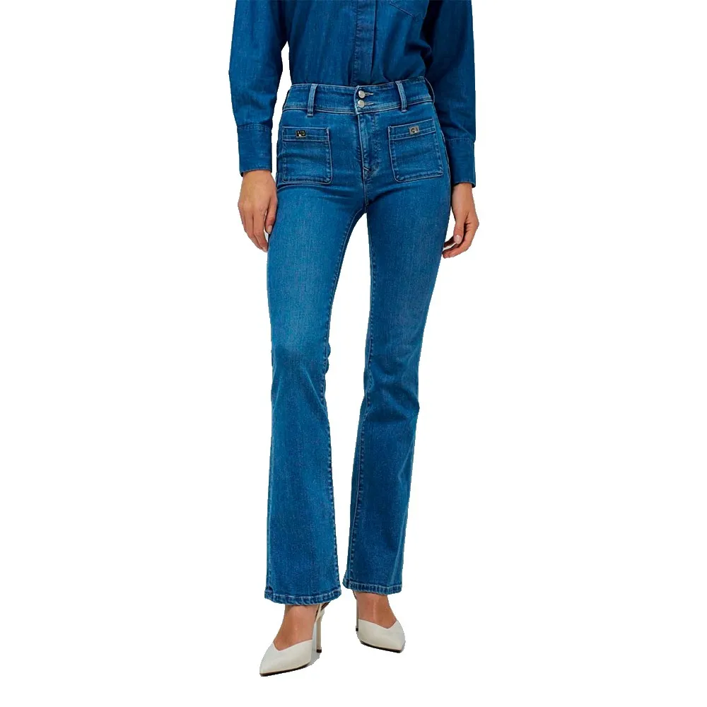 Джинсы Salsa Secret Pocket Detail Push In Boot Cut Fit, синий 
Джинсы Salsa Secret Pocket Detail Push In Boot Cut Fit, синий