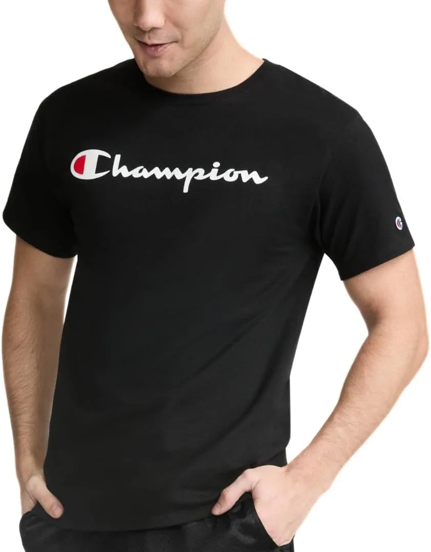 Champion Heritage Short Sleeve Tee, мужская футболка, винтажный принт
Champion Heritage Short Sleeve Tee, мужская футболка, винтажный принт