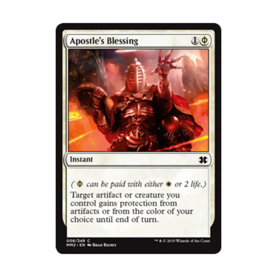 CCG Благословение апостола (С), MTG - Modern Masters 2015
CCG Благословение апостола (С), MTG - Modern Masters 2015