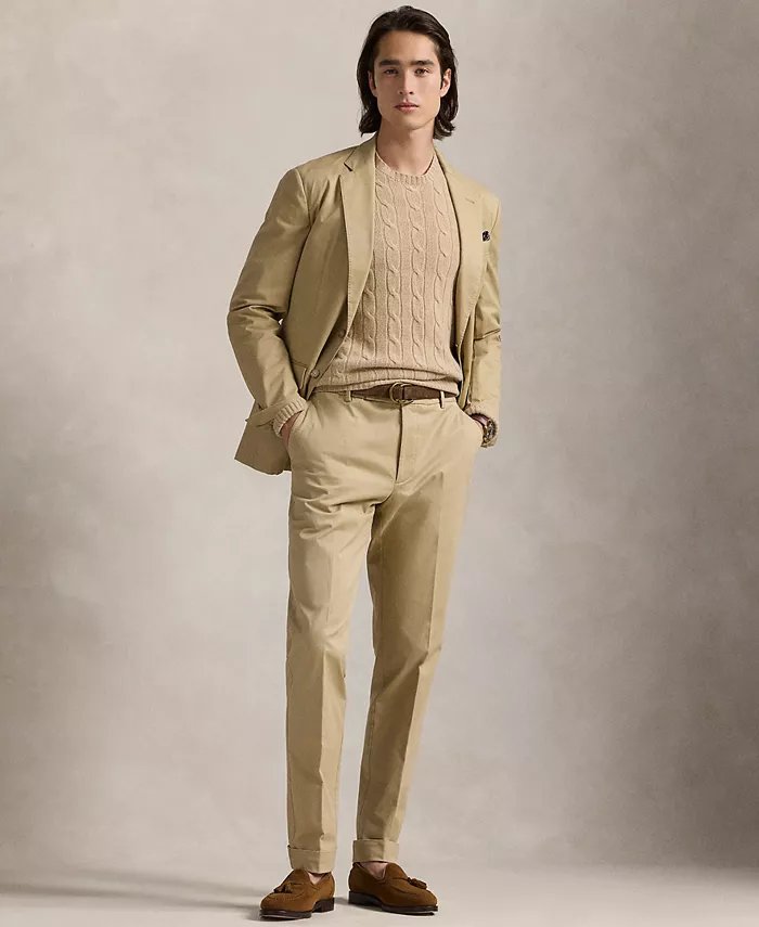 Мужские эластичные брюки-чино для костюма Polo Ralph Lauren, синий
Мужские эластичные брюки-чино для костюма Polo Ralph Lauren, синий