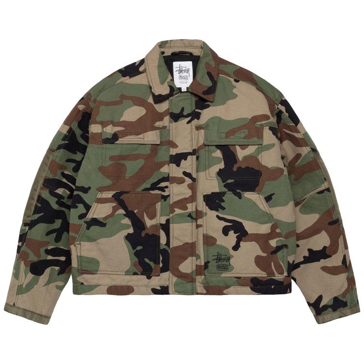 Куртка Stussy Utility Work Jacket, Woodland Camo
Куртка Stussy Utility Work Jacket, Woodland Camo