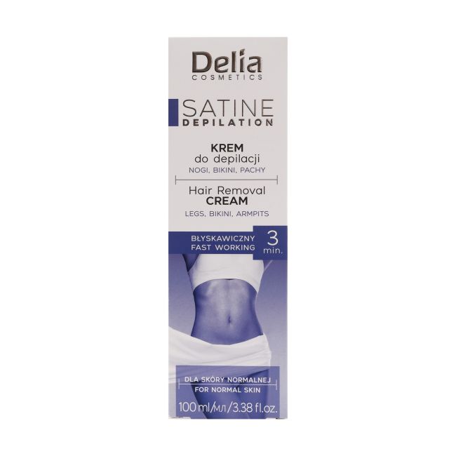 Satine depilation быстродействующий депиляторный крем для тела Delia, 100 мл
Satine depilation быстродействующий депиляторный крем для тела Delia, 100 мл