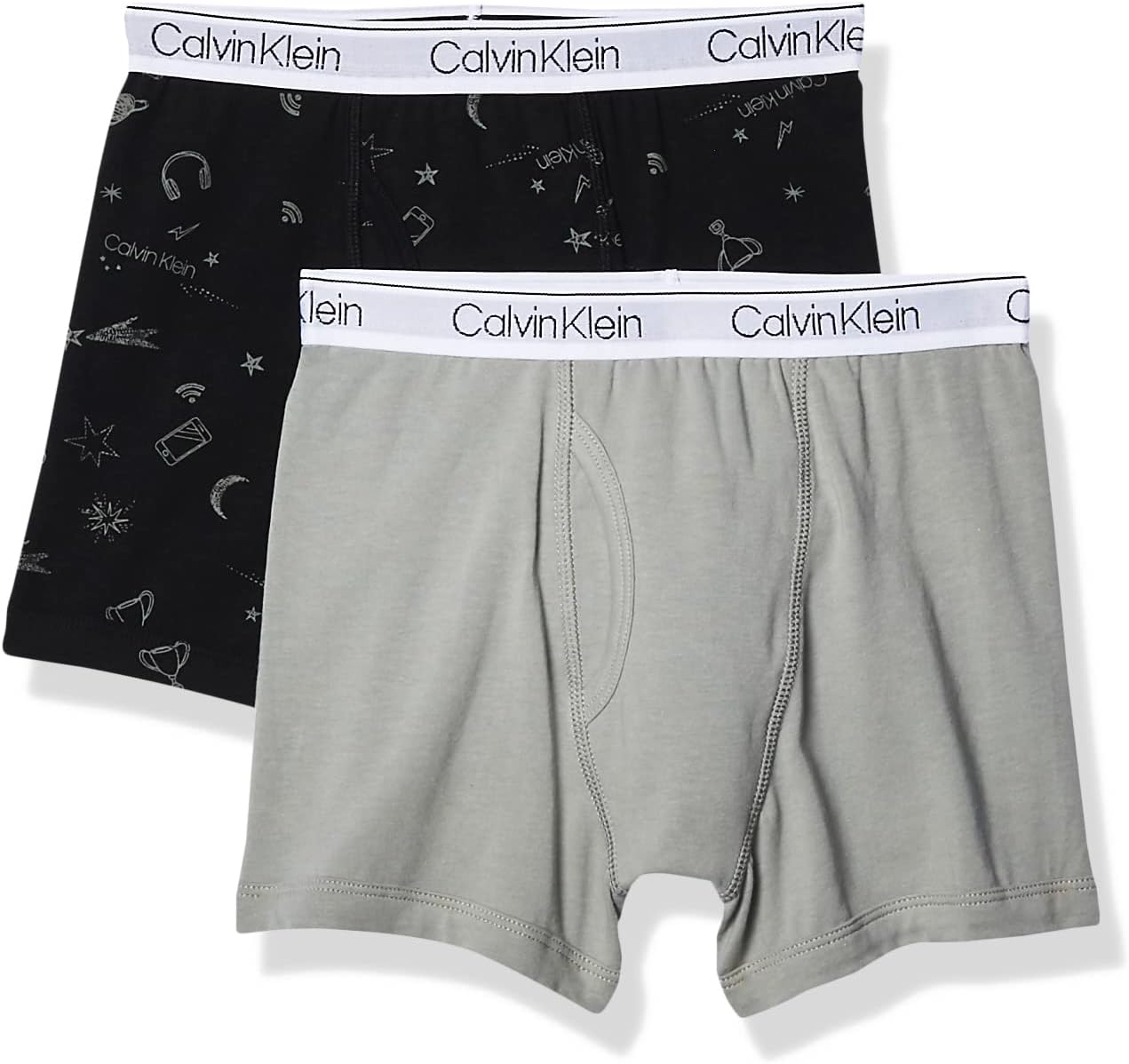 Нижнее белье Calvin Klein для мальчиков Little CK Cotton Assorted, 2 пары, черные в горошек, Castle Rock, Statement/Netural Gray
Нижнее белье Calvin Klein для мальчиков Little CK Cotton Assorted, 2 пары, черные в горошек, Castle Rock, Statement/Netural Gray