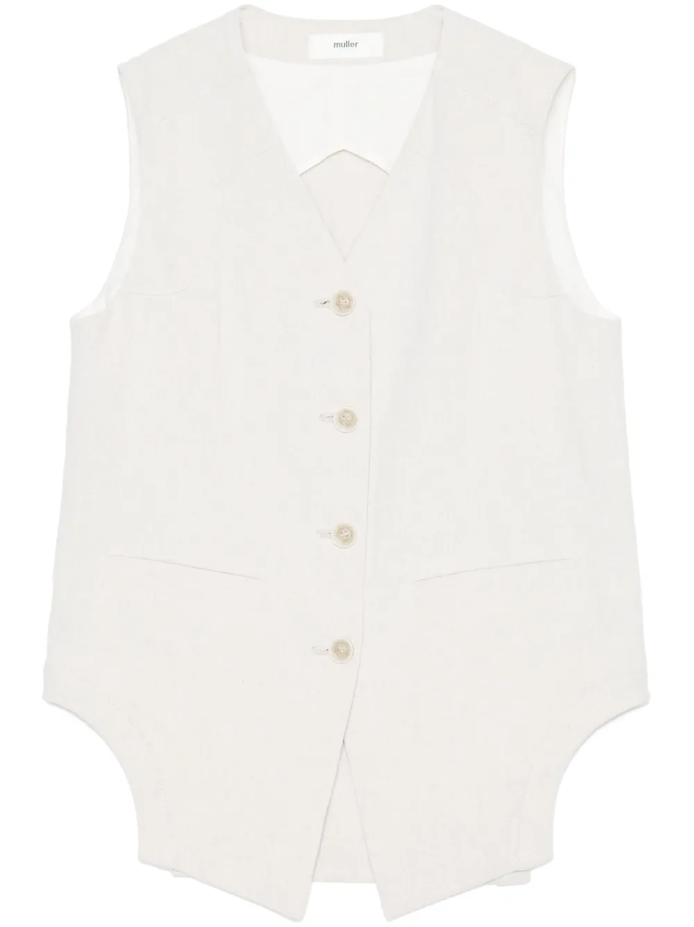 Жилет Lino Muller Of Yoshiokubo, коричневый
Жилет Lino Muller Of Yoshiokubo, коричневый