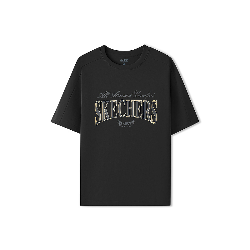 Skechers Мужская футболка, цвет угольно-черный
Skechers Мужская футболка, цвет угольно-черный