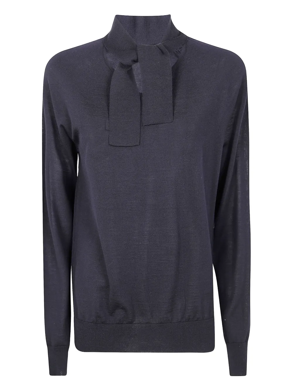 Шерстяной свитер с воротником-галстуком Mantu, черный
Шерстяной свитер с воротником-галстуком Mantu, черный