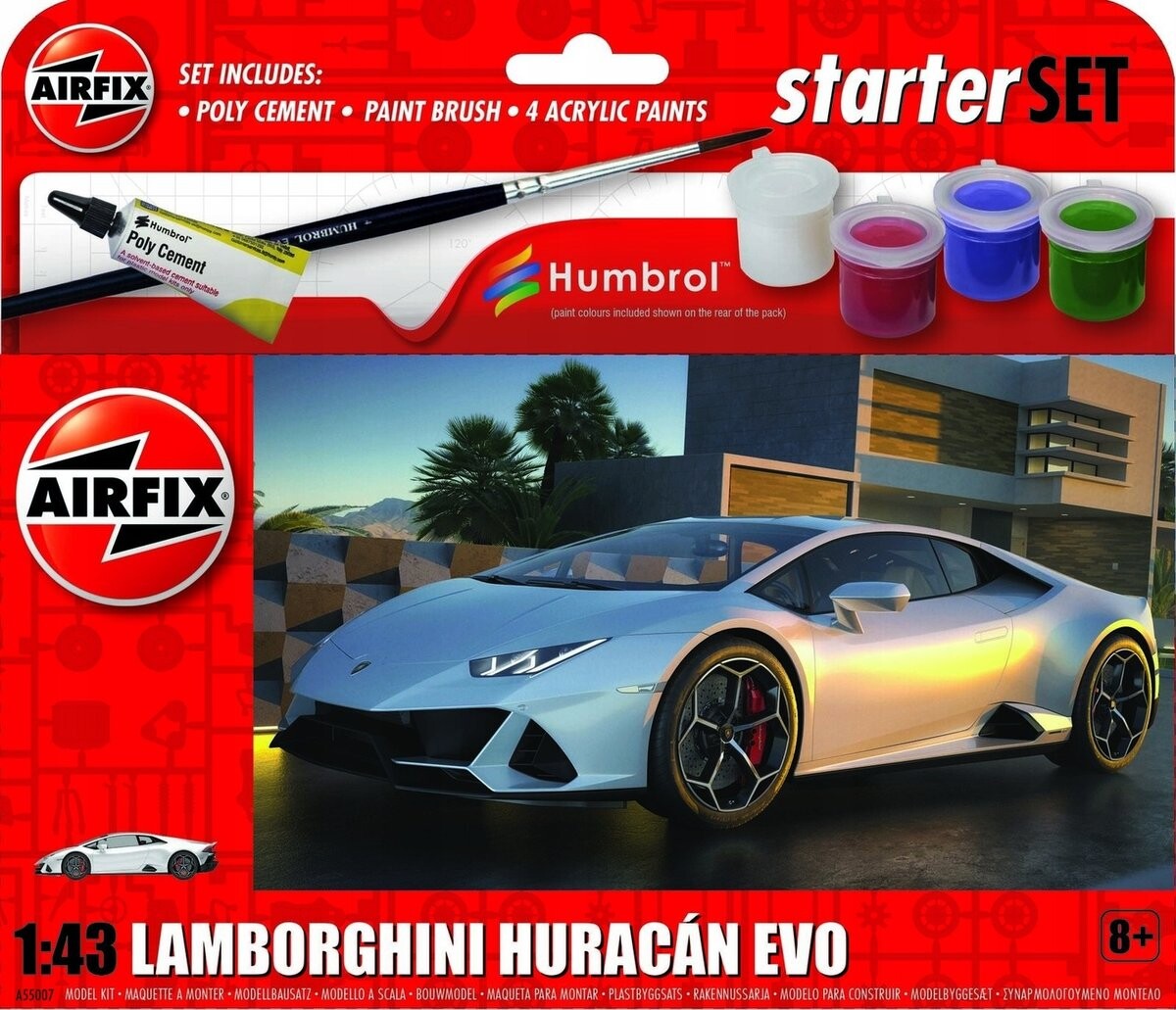Lamborghini Huracan - подарочный набор Airfix 55007
Lamborghini Huracan - подарочный набор Airfix 55007