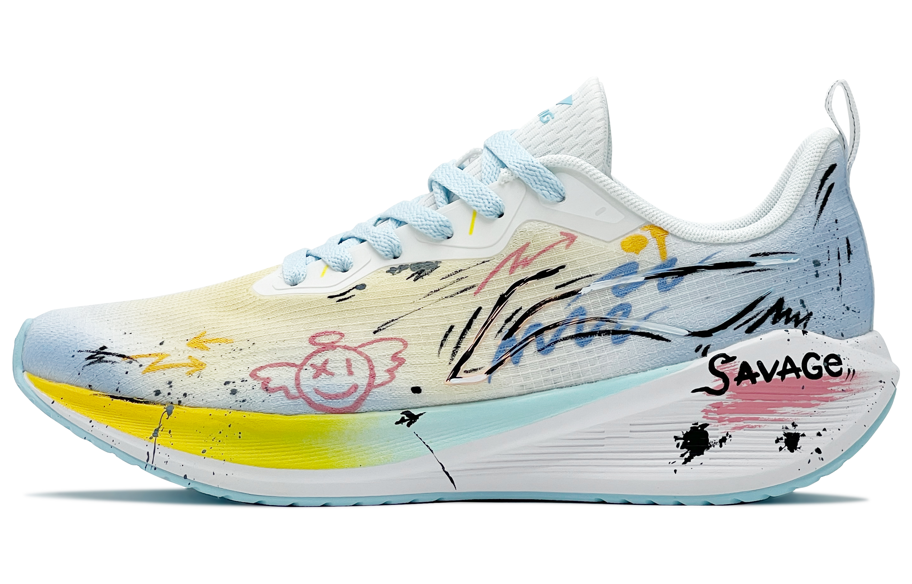 Кроссовки для бега Wuyue мужские с низким верхом LINING, White Blue Yellow
Кроссовки для бега Wuyue мужские с низким верхом LINING, White Blue Yellow