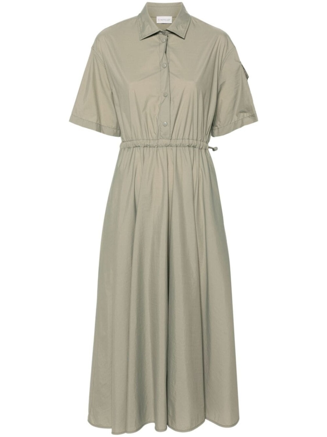 Платье-рубашка миди с классическим воротником Moncler, серый
Платье-рубашка миди с классическим воротником Moncler, серый