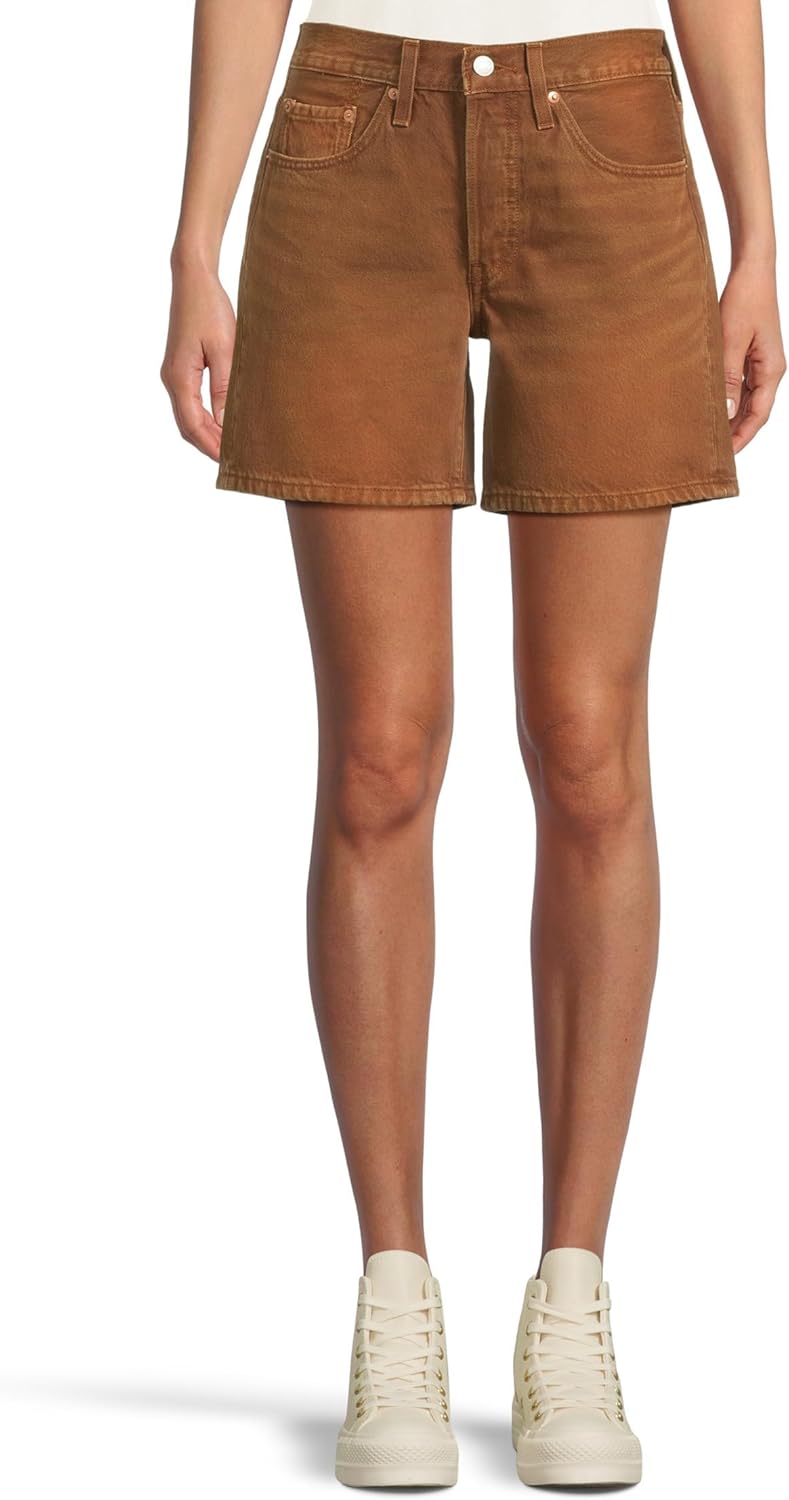 Женские шорты Levi's 501 до середины бедра, Scraped Sorrel Horse
Женские шорты Levi's 501 до середины бедра, Scraped Sorrel Horse