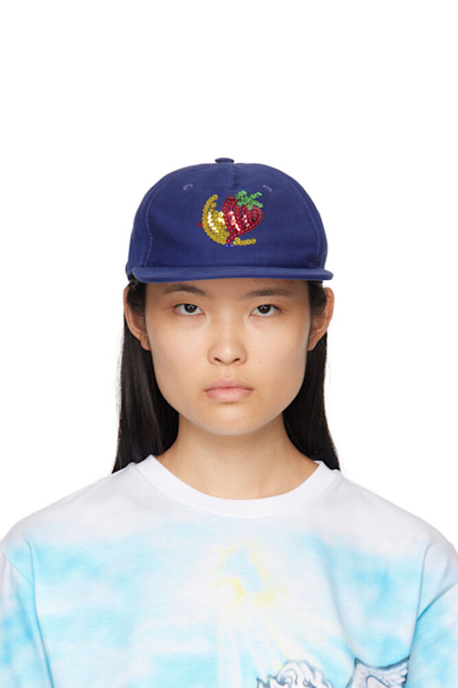 Синяя кепка с пайетками Sky High Farm Workwear
Синяя кепка с пайетками Sky High Farm Workwear