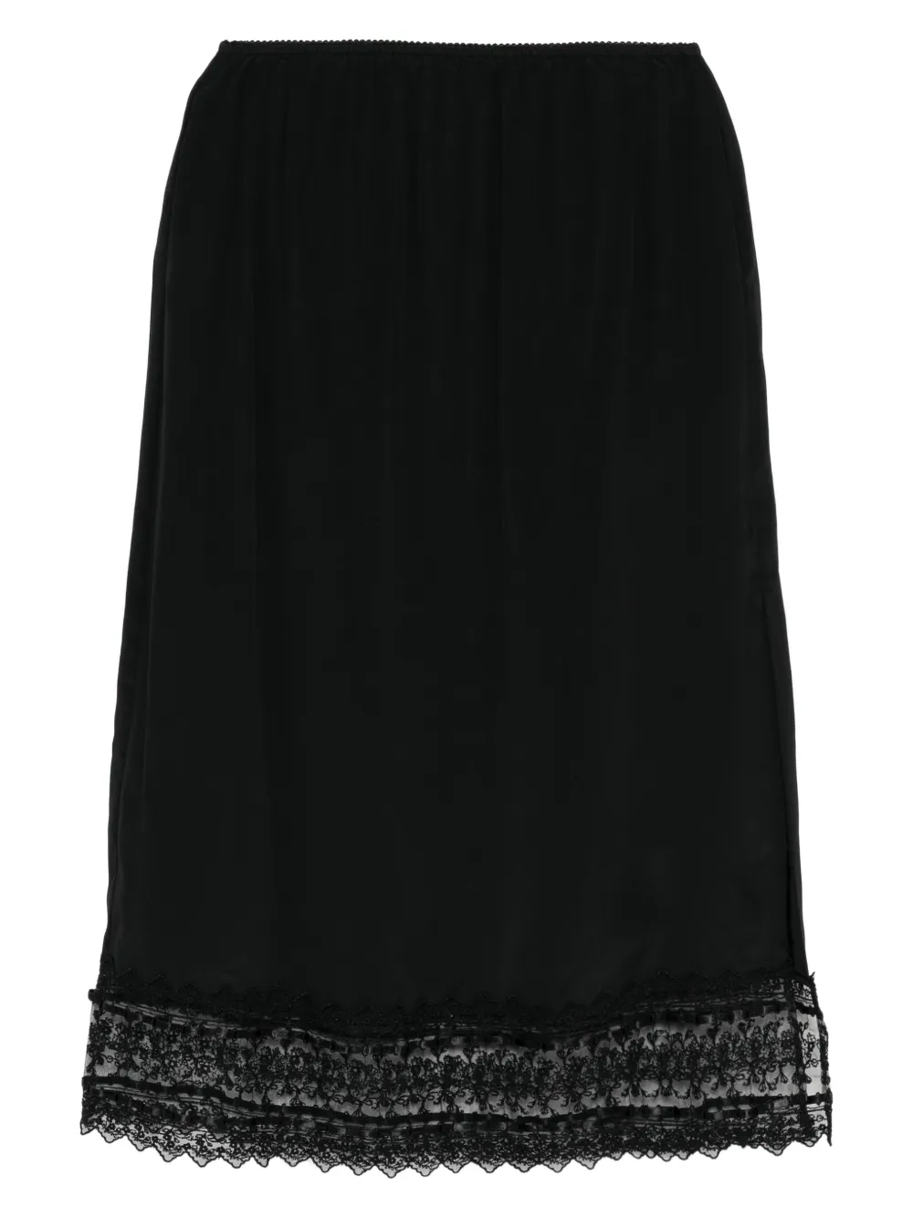 Юбка с кружевным подолом Simone Rocha, черный
Юбка с кружевным подолом Simone Rocha, черный